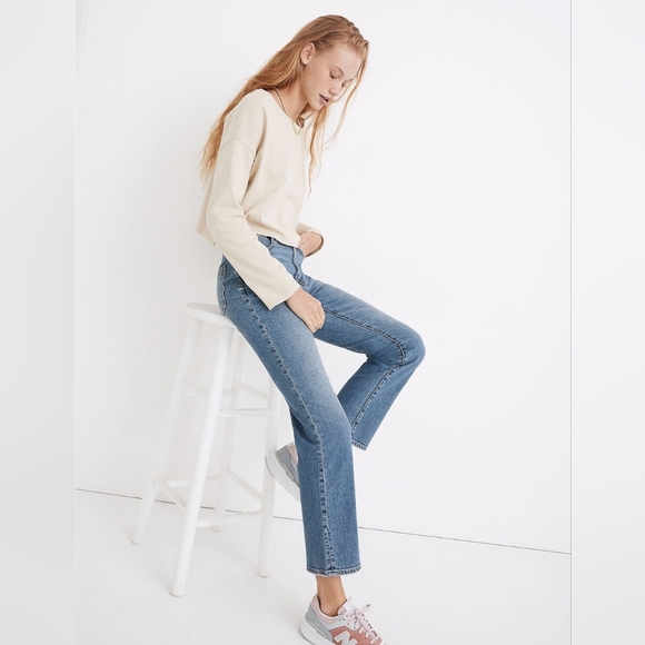 ❤️ MADEWELL HIGH RISE SLIM DEMI-BOOT JEANS, 10 (30) - Picture 5 of 13